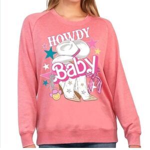 Simply Southern Howdy Baby Crewneck Sweater size Small